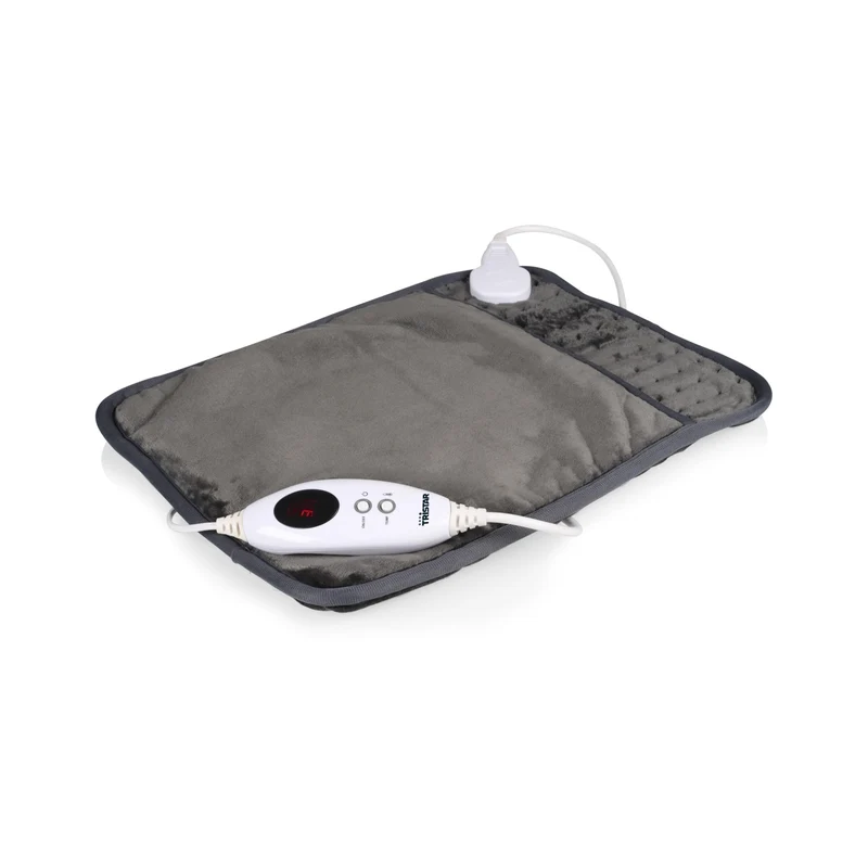 Tristar Termocuscino Scaldamani e Scaldapiedi BW-4771, 42x32 cm, 6 Livelli di Calore 40-65°C, 100W, Pile, Grigio