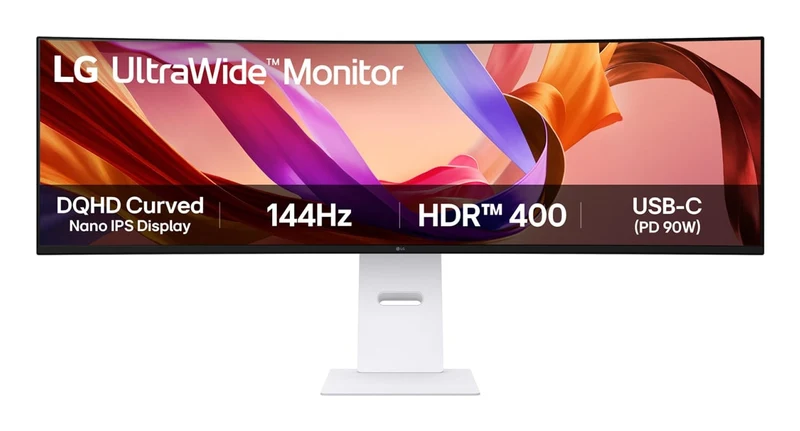 Monitor Curvo Ultrawide LG 49U950A-W 49 Pollici Dual QHD 5120x1440 Nano IPS