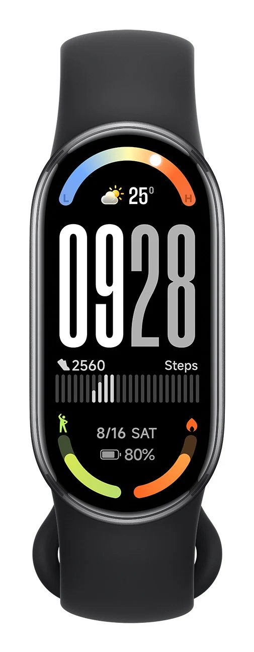 Xiaomi Smart Band 10 Nero Fitness Tracker AMOLED 1.72" Cardiofrequenzimetro