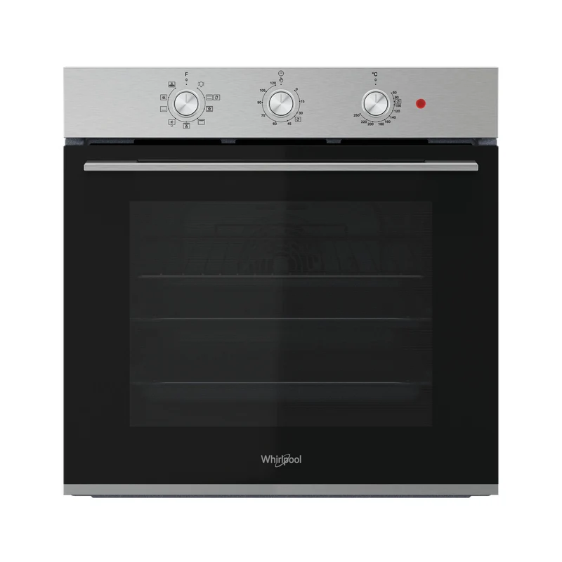 Whirlpool OMK38HU0X Forno Elettrico da Incasso 71L Ventilato Nero e Acciaio Inox