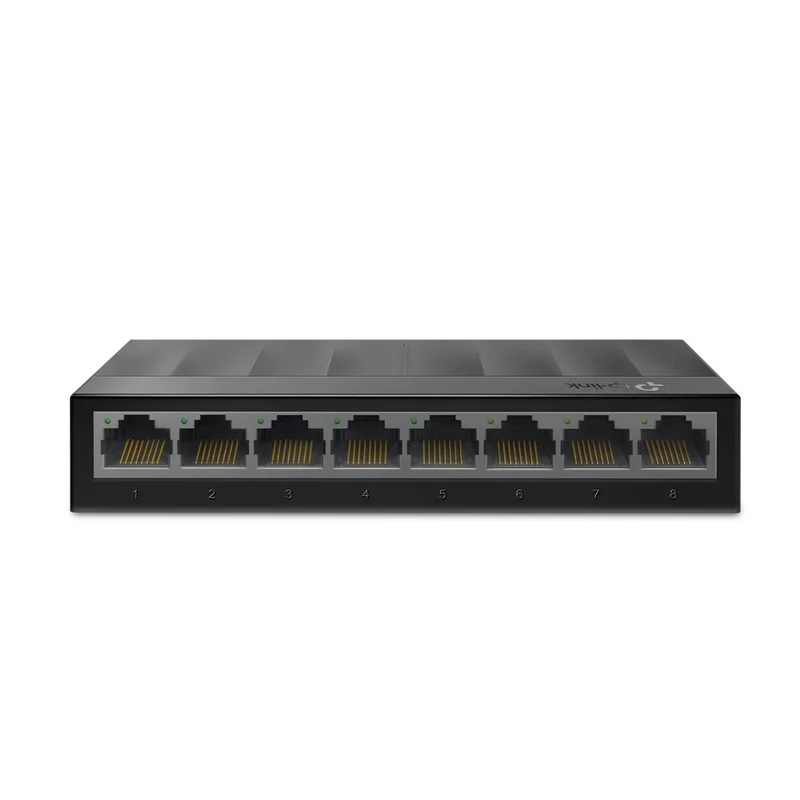 TP-Link LS1008G Switch di Rete Non Gestito 8 Porte Gigabit Ethernet 10/100/1000 Nero