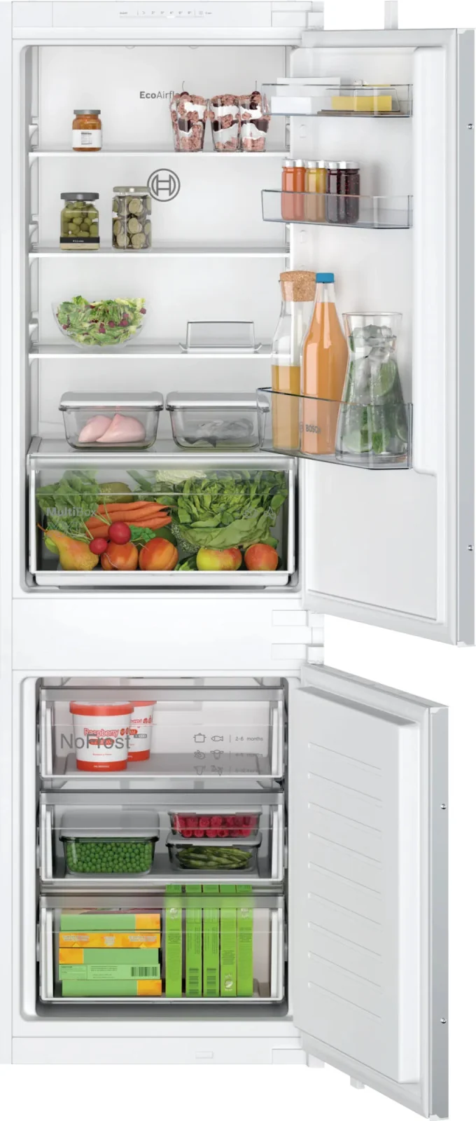 Bosch KIN865SE0 Frigorifero Combinato No Frost 184L Classe E Bianco