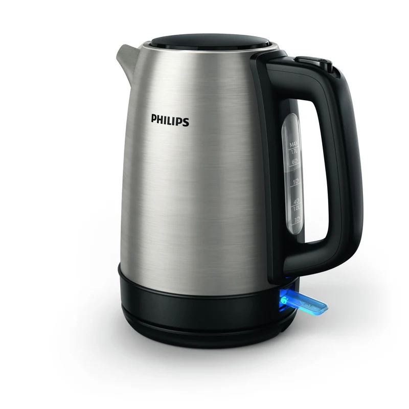 Philips HD9350/90 Bollitore Elettrico 1,7L Acciaio Inox Daily Collection 2200W