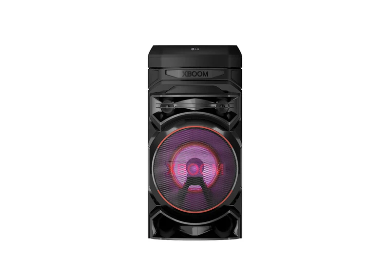 LG XBOOM RNC5 Altoparlante da Festa 2.0 Canali, Woofer 8'', Double Bass Boost, Bluetooth, Karaoke, DJ App, Illuminazione LED, Nero