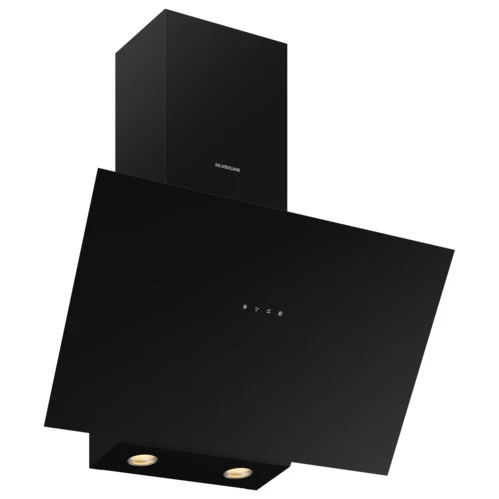 Silverline Cappa Aspirante a Parete 3481 Eco 60cm Nero 398 m³/h Touch