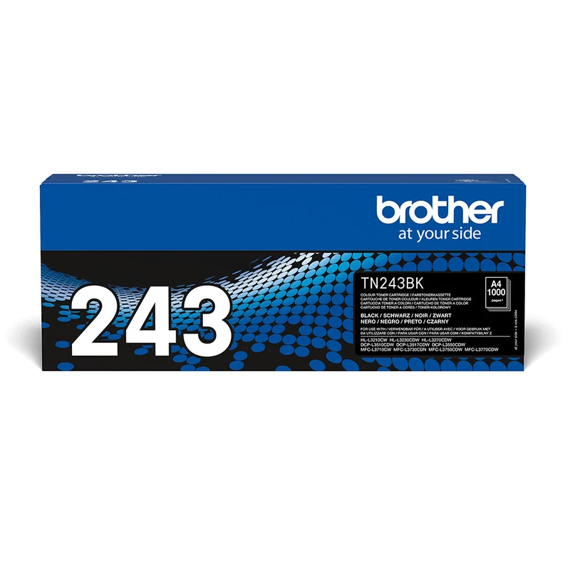 Brother TN-243BK Toner Originale Nero per Stampante Laser - Resa 1000 pagine