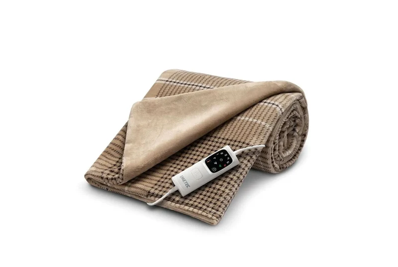 Imetec Coperta Elettrica CaldoPlaid Elegance 16936 Beige Velluto 150W 140x180cm