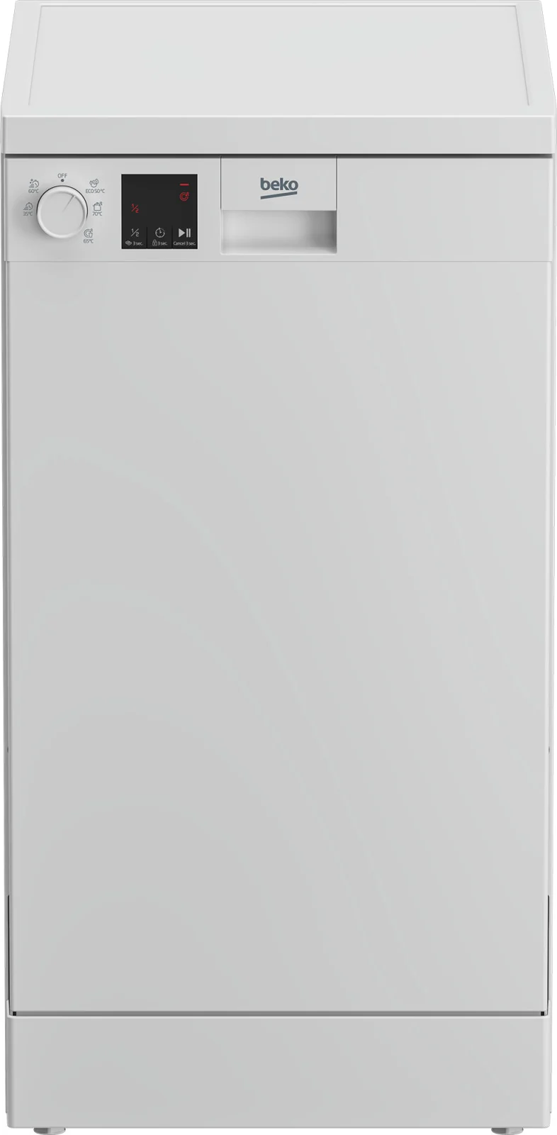 Beko DVS05024W Lavastoviglie 45cm 10 Coperti Libera Installazione Classe E Bianco