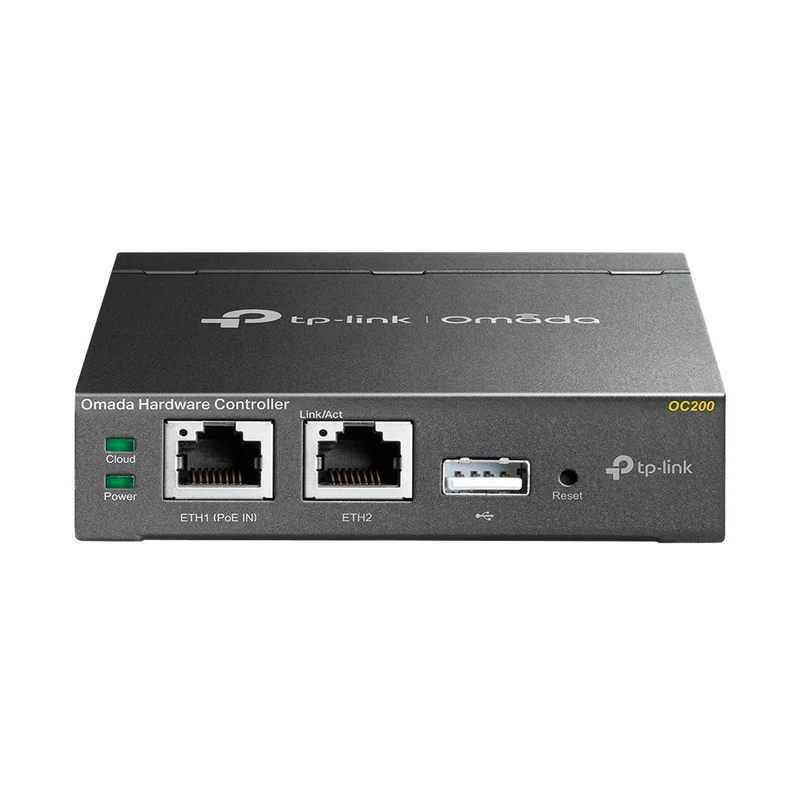 TP-Link Omada OC200 Controller Gateway 10/100 Mbit/s 2 Porte Ethernet PoE Nero