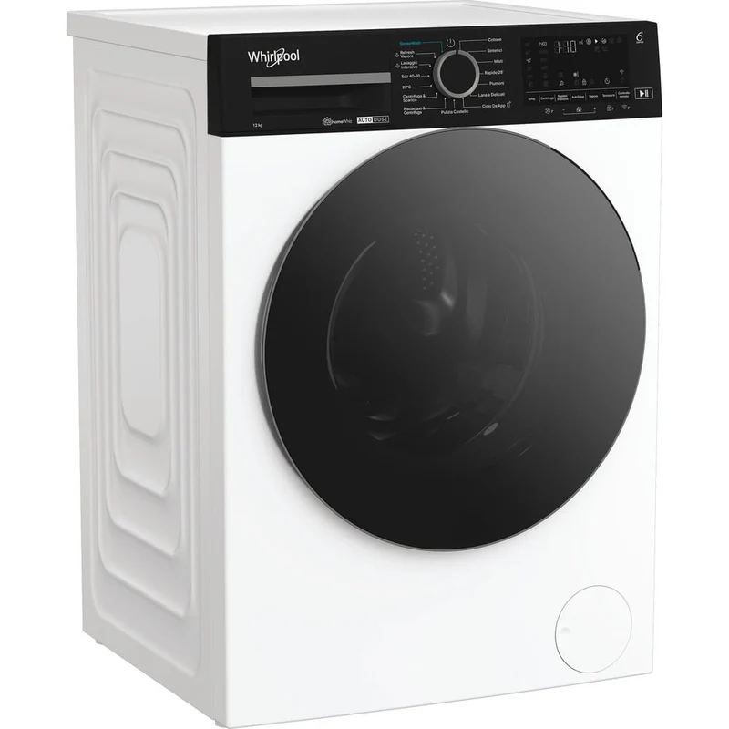Lavatrice Whirlpool WPM27W ADS IT Carica Frontale 12kg Classe A Wi-Fi Bianca