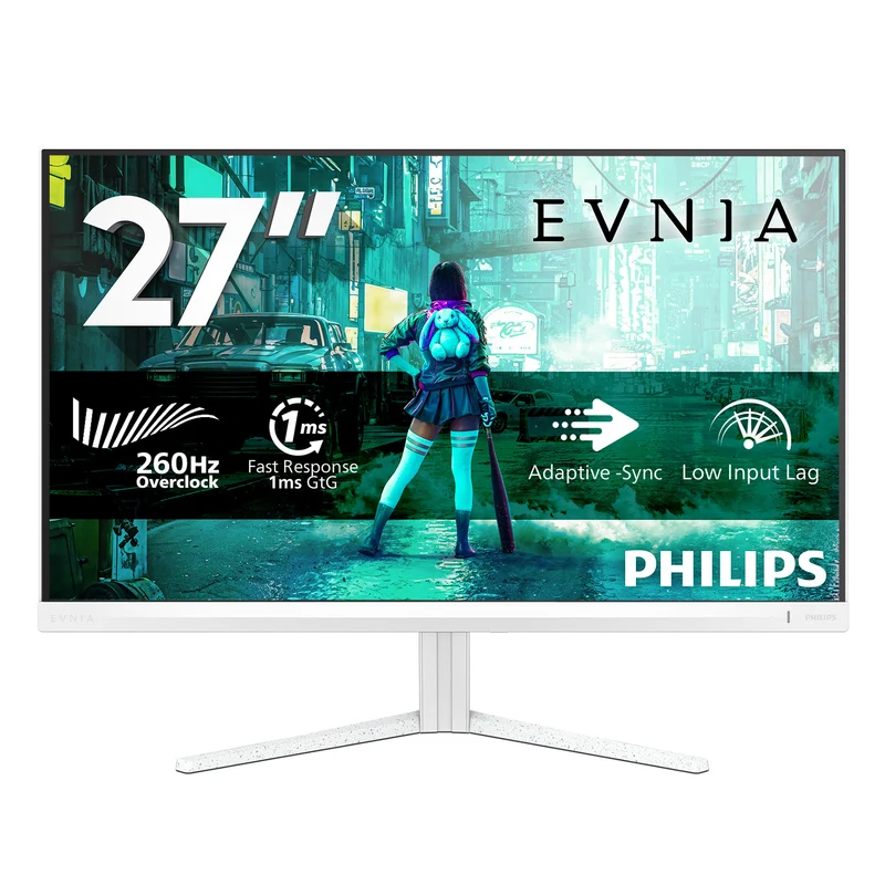 Philips 27M2N3201PL/00 Monitor Gaming 27" Full HD 260Hz Fast IPS Bianco