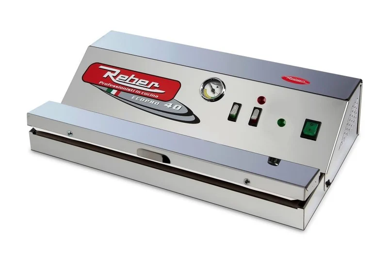 Reber Ecopro 40 Macchina Sottovuoto Acciaio Inox -900 mbar Potenza 290W