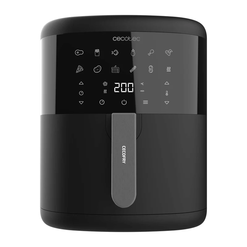 Cecotec Friggitrice ad Aria Cecofry Bombastik 6000 1700W 6L Nero