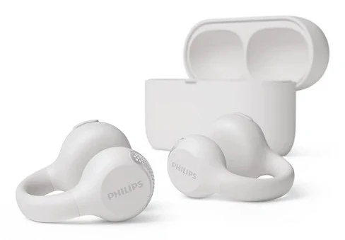 Philips Auricolari True Wireless TAQ2000WT Open-Ear Bluetooth Multipoint 28h Bianco