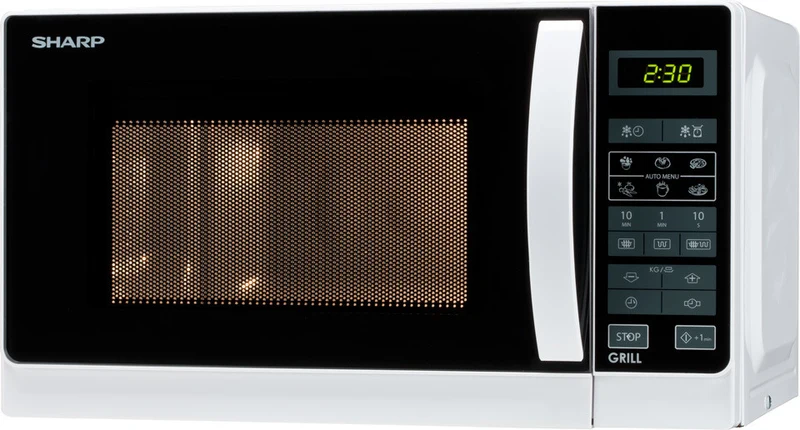 Sharp R-642 WW Microonde con Grill 20L 800W Bianco Elettrodomestico da Cucina