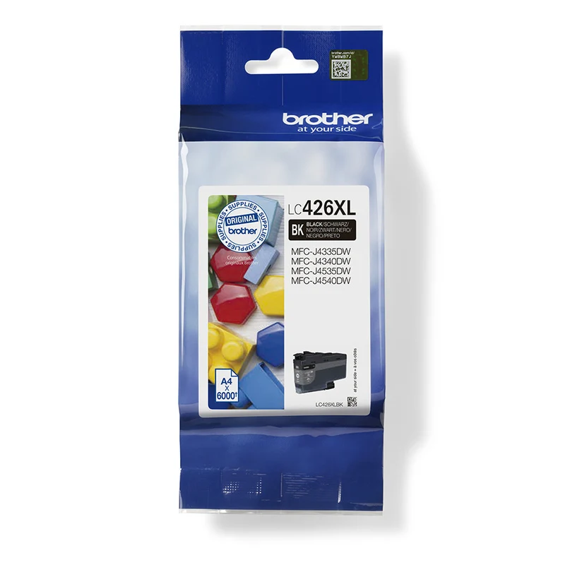 Brother Cartuccia Originale LC426 XL Nero Alta Capacità per Stampanti Inkjet