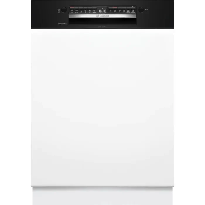 Bosch Lavastoviglie da Incasso SMI4HCB07E Serie 4 a Scomparsa Parziale 14 Coperti Wi-Fi Classe C 60 cm Nero