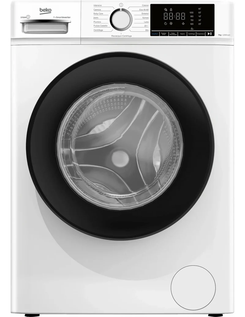 Beko Lavatrice BMX7126DB Caricamento Frontale 7 kg 1200 Giri/min Classe A Bianco