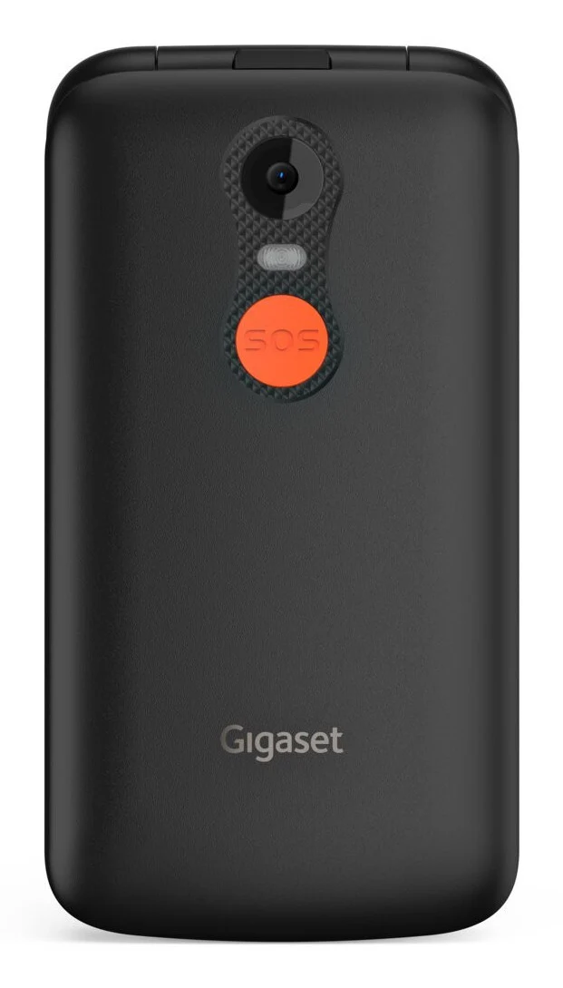 Gigaset GL595 Telefono per Anziani Nero: Display 2.8", Batteria 800mAh