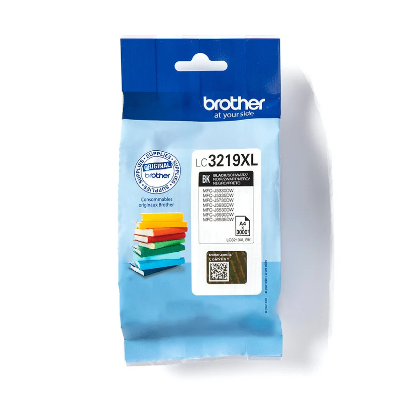 Brother LC3219XLBK Cartuccia Inchiostro Originale Nero 3000 Pagine per MFC-J