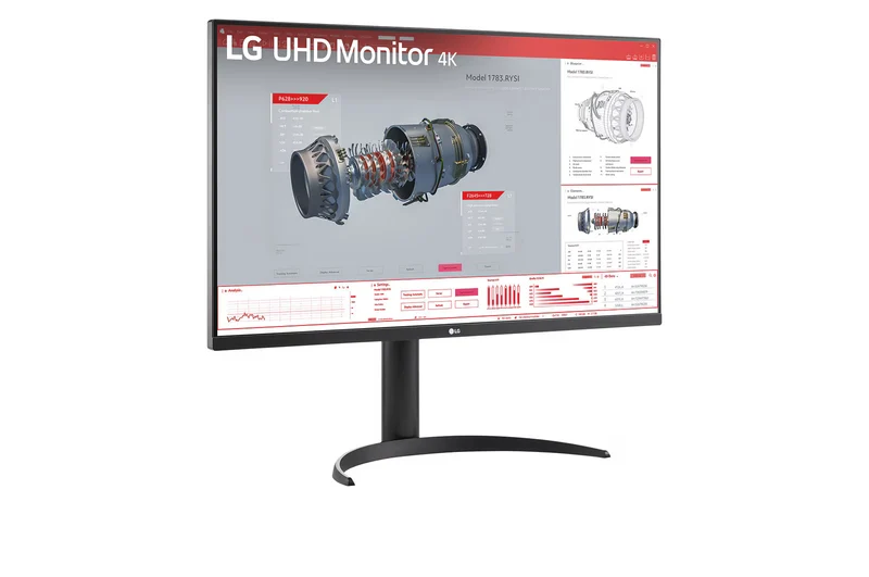 LG Monitor Desktop 32BR55UK-B 32 Pollici per Ufficio e Casa