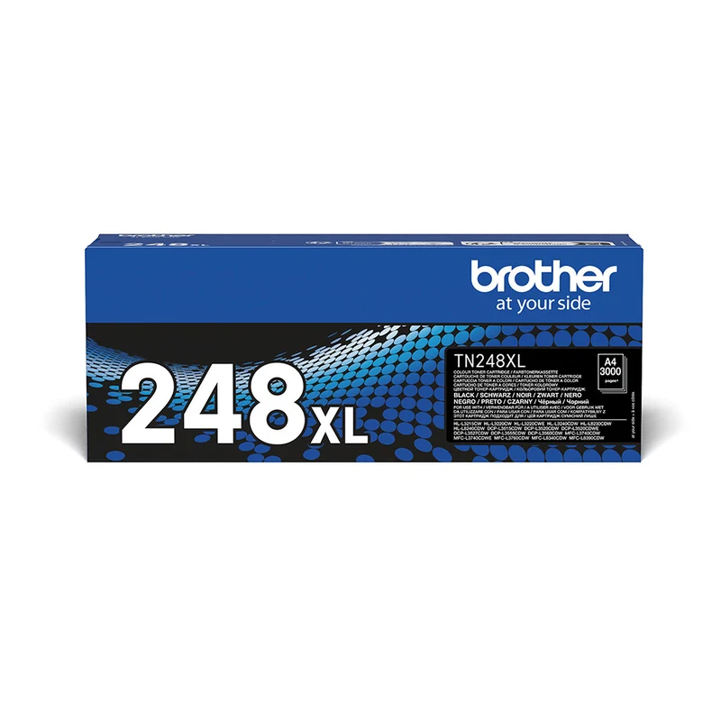 Brother Toner Originale TN-248XLBK Nero Alta Resa XL 3000 Pagine per Stampanti