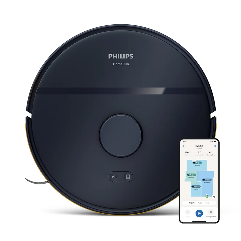 Philips Serie 2000 XU2000 Aspirapolvere Robot Grigio con Funzione Lavaggio