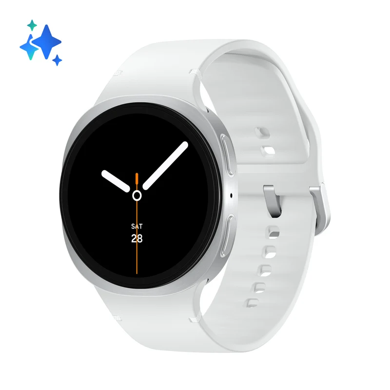 Samsung Galaxy Watch8 40mm Bluetooth Argento Smartwatch con GPS e Wear OS