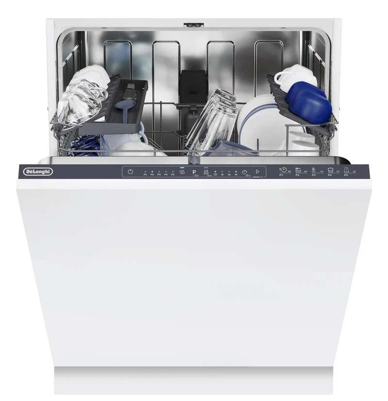De'Longhi Lavastoviglie 60cm a Scomparsa Totale 13 Coperti Classe E 5 Programmi