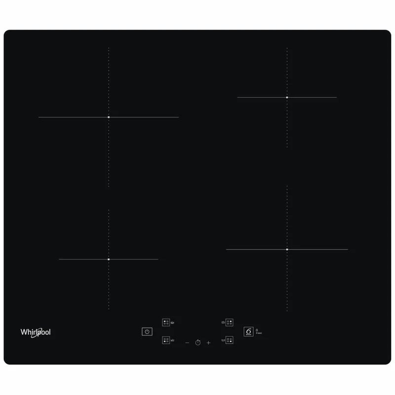 Whirlpool WS Q2160 NE Piano cottura a induzione 4 fornelli da incasso 59cm nero