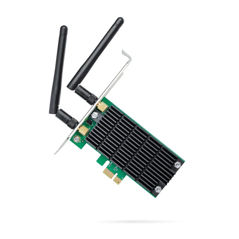 TP-Link Archer T4E Scheda di Rete Wi-Fi AC1200 Dual-Band PCIe Nero/Verde