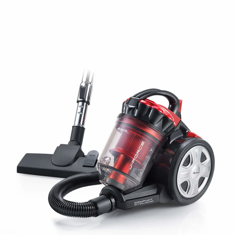 Ariete J-Force 2753 Aspirapolvere senza sacco multiciclonico 700W 3L Filtro HEPA Rosso Nero
