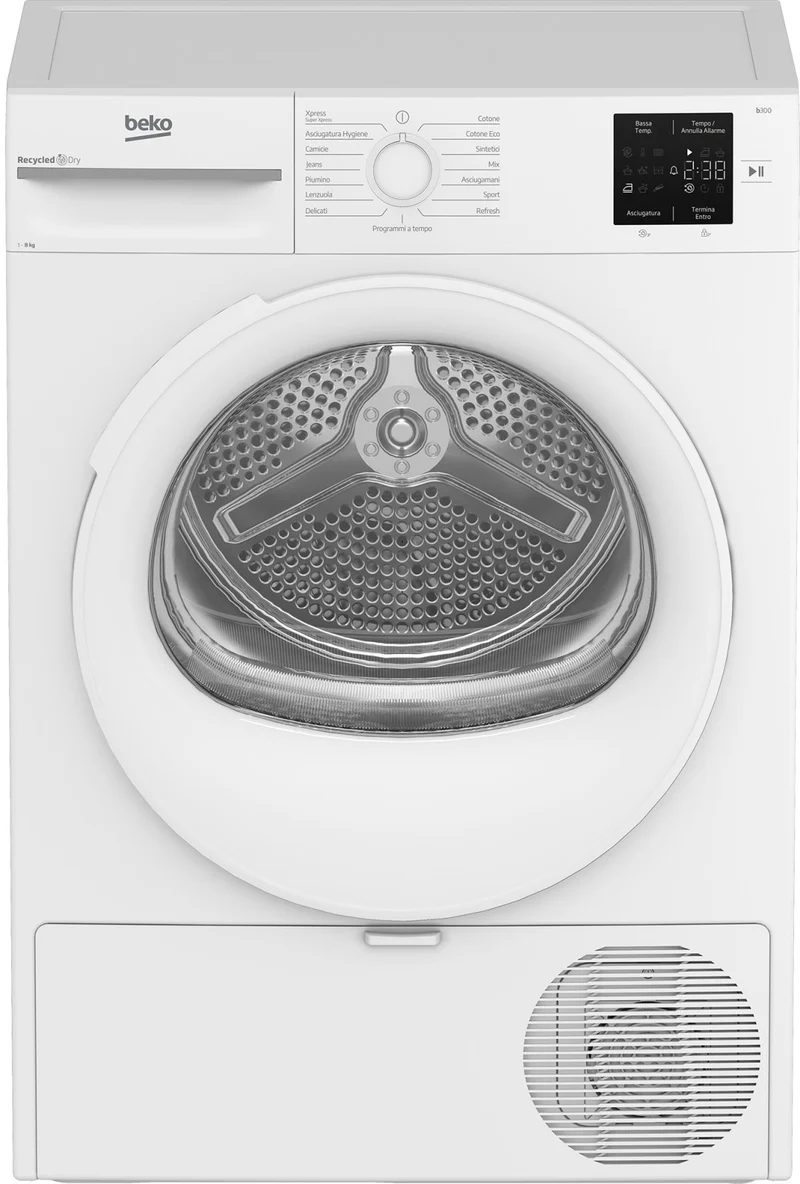 Beko BMTR38W Asciugatrice a Condensatore 8kg Classe D Bianca