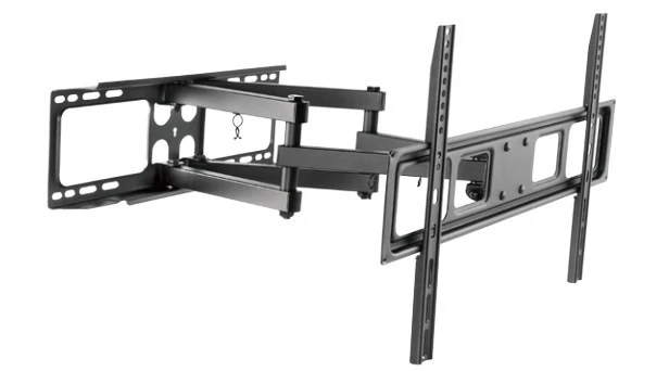 SUPERIOR Staffa a Muro TV Full Motion 37-70" Extra Slim VESA 600x400 mm Nero