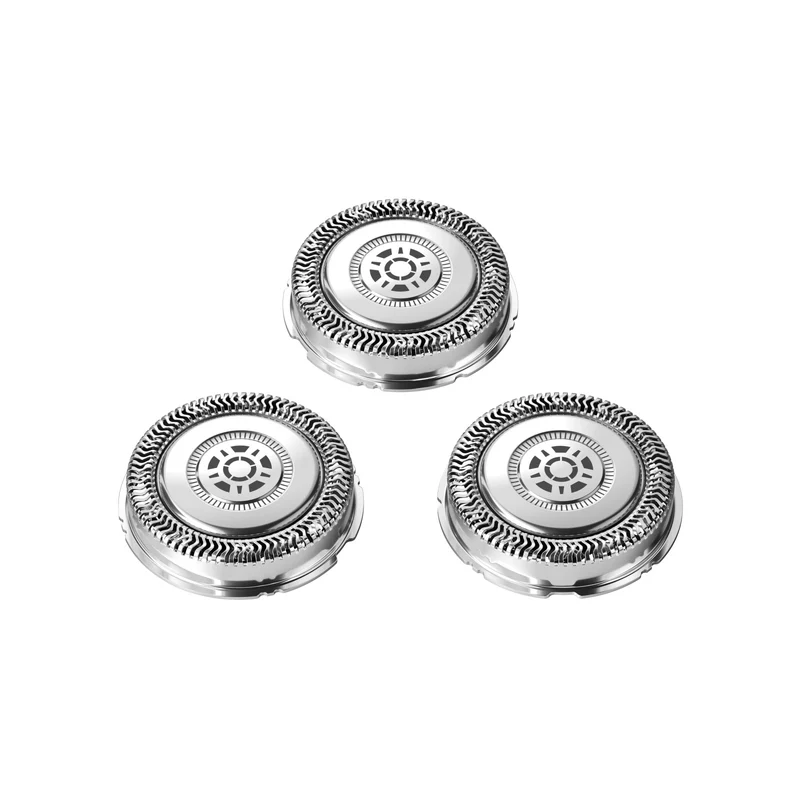 Philips SH71/50 Testine di Rasatura Ricambio Serie 5000 7000 3 Pezzi Argento