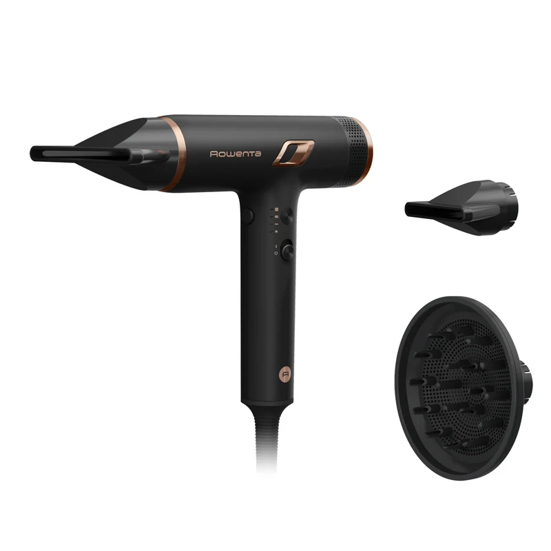 Rowenta Nano HY8310 Asciugacapelli Professionale Nero 1700W con Tecnologia Brushless