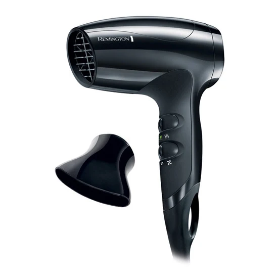 Remington D5000 Asciugacapelli 1800W Nero Appendibile 2 Velocità 3 Temperature