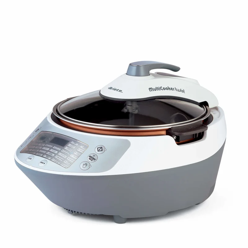Ariete Multicooker Twist 2945 | 5L | 30 Programmi | Multifunzionale | Argento