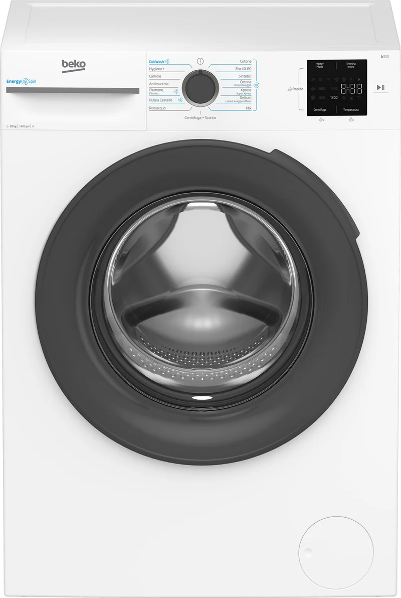 Beko Lavatrice BMWU31041A 10kg Classe A 1400 giri/min Carica Frontale EnergySpin