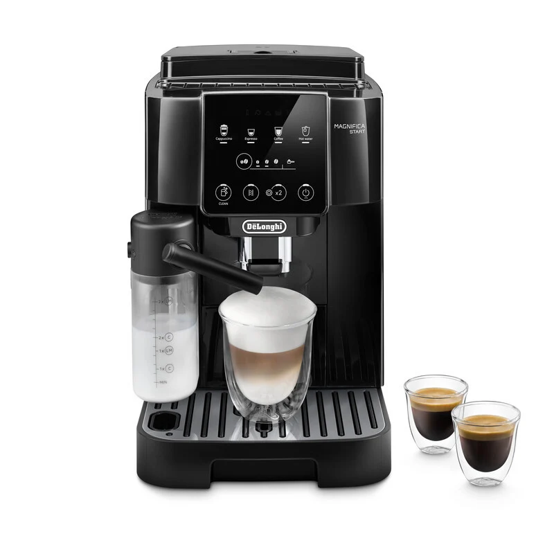 De'Longhi ECAM220.60.B Macchina Caffè Automatica Nera con Macinatore e LatteCrema