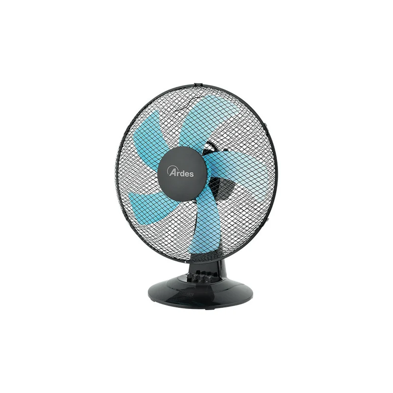 Ardes Ventilatore da Tavolo AR5ST40N Nero 40 cm 3 Velocità Oscillante
