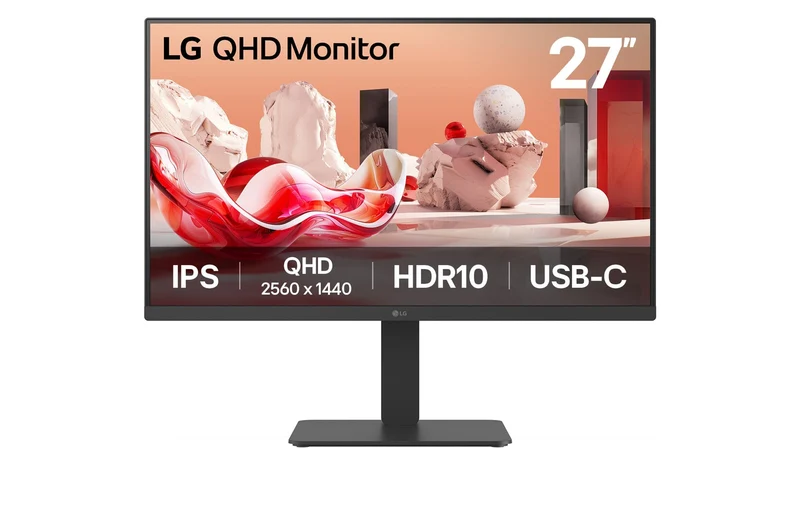 Monitor Lcd Lg 27BA65QB-B.AEU 27" QHD 2560x1440 5ms Nero