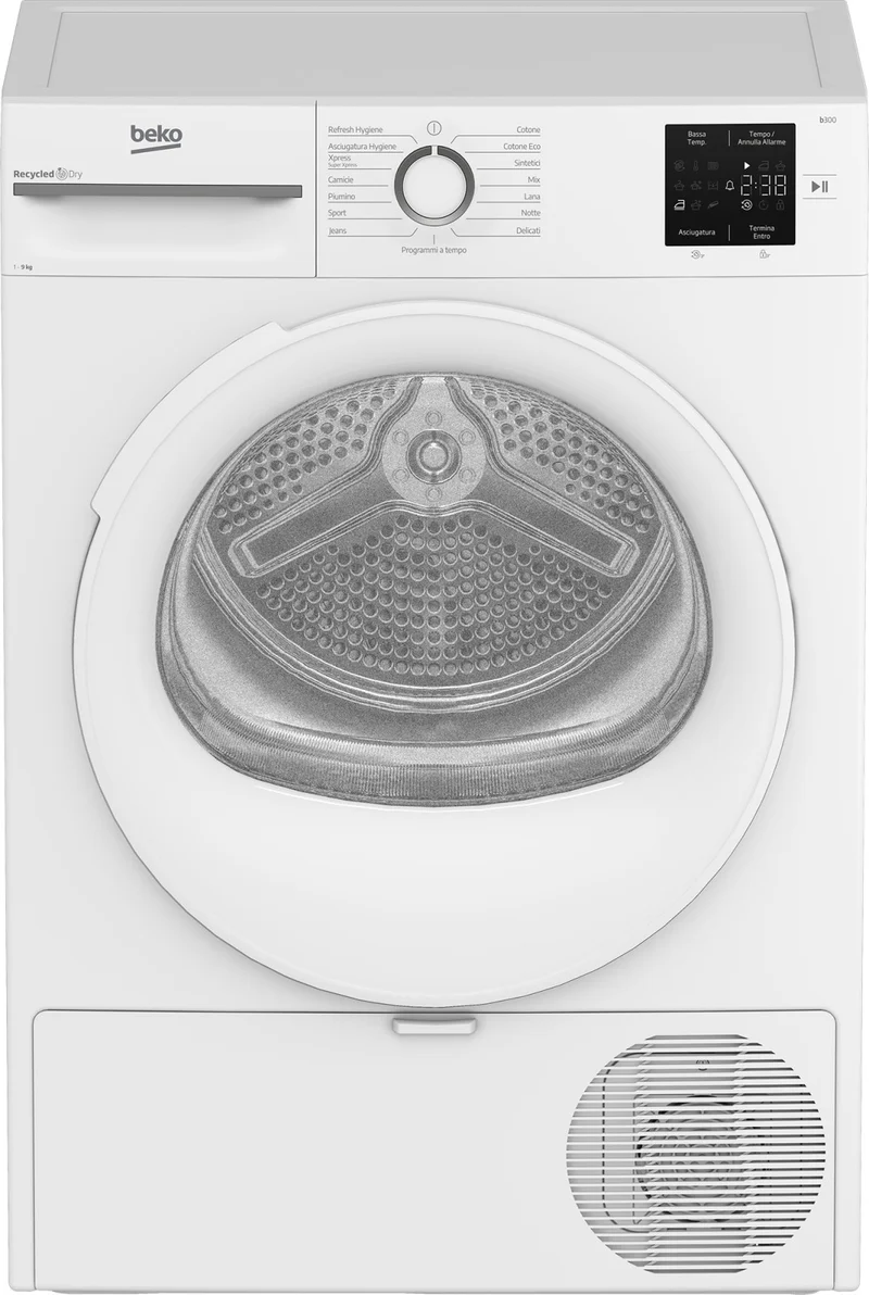 Asciugatrice Beko BMT491WI_IT Libera Installazione 9kg Classe C Inverter Bianco