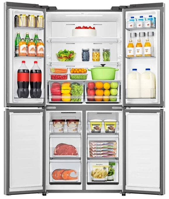 Hisense RQ5P470SEIE Frigorifero 4 Porte Libera Installazione No Frost Inox