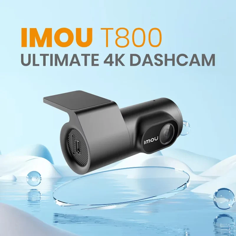 IMOU T800 Videocamera per Auto 4K 136° HDR Wi-Fi con App - Dash Cam Automobile