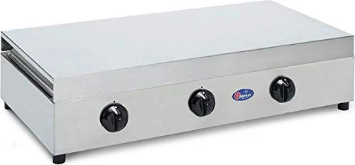 Parker 300ACCGPM Fornello a Gas 3 Fuochi Inox - Cucina Elettrodomestico