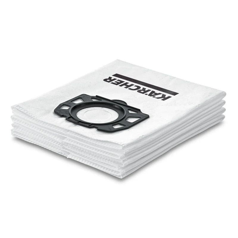 Karcher Sacchetti Filtro in Vello 4 Pezzi Alta Capacità per Aspirapolvere WD4 WD5 WD6
