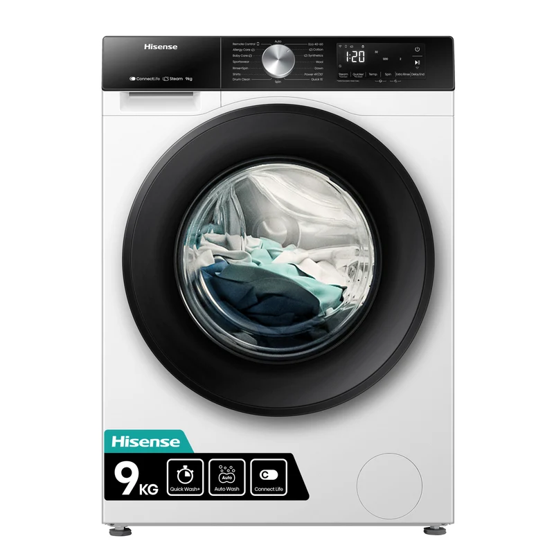 Hisense Lavatrice 9kg Caricamento Frontale 1400 Giri Wi-Fi Classe A Bianco WF3S9043BW3