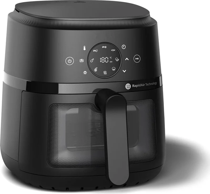 Philips Friggitrice ad Aria Serie 2000 NA220/00 4,2 L 1500 W 9 Programmi Tecnologia RapidAir Nero