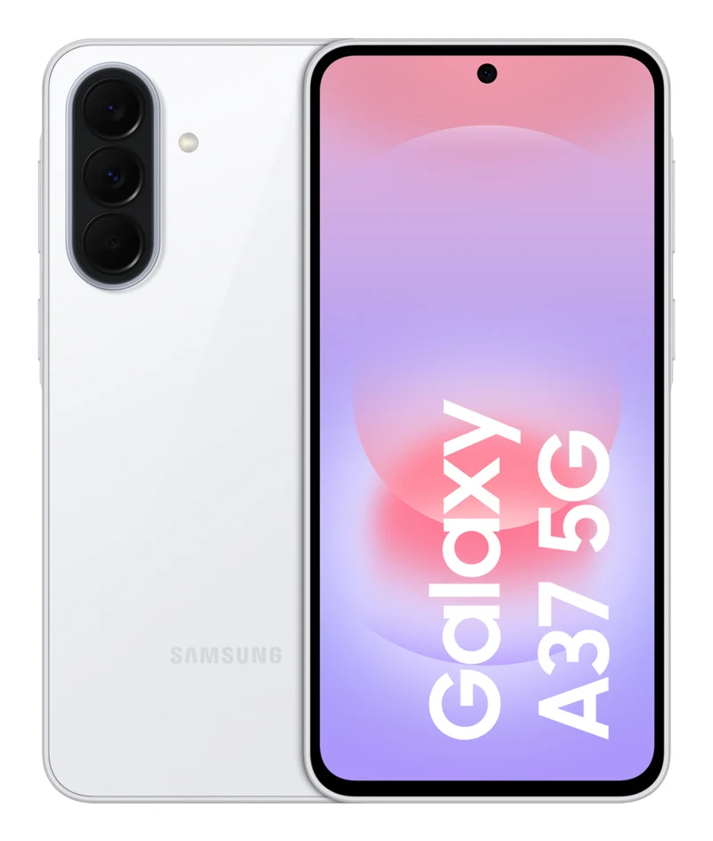 Samsung Galaxy A37 5G Smartphone 6,7" Super AMOLED 120Hz | Exynos 1480 | 6GB RAM 128GB | Tripla Fotocamera 50MP | Batteria 5000mAh 45W | IP68 | Dual SIM | Bianco